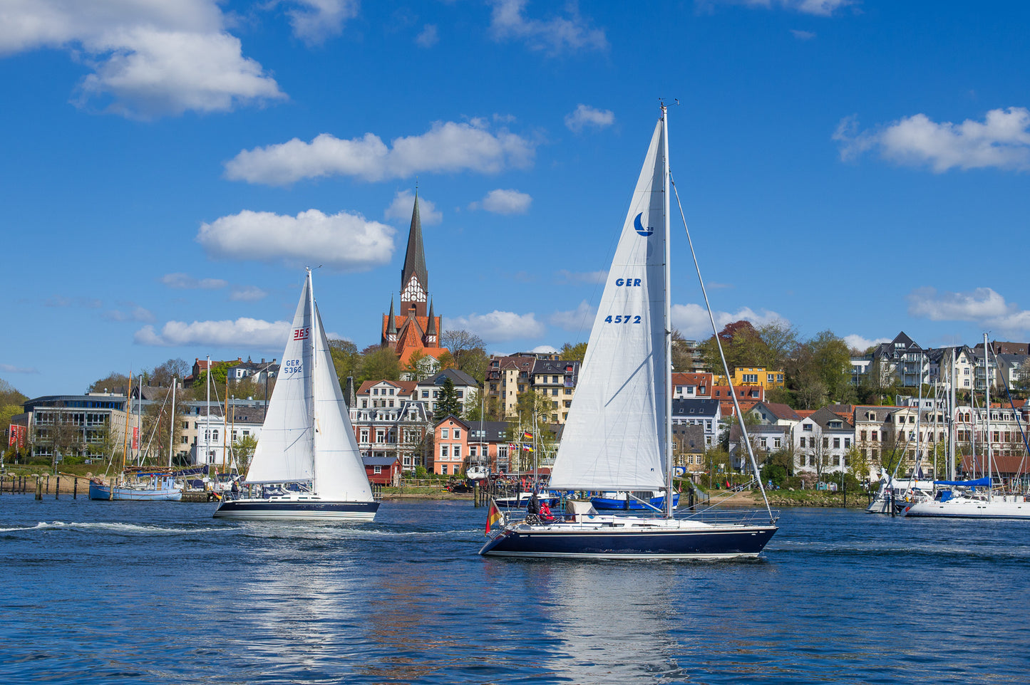 Leinwanddruck #06 "Flensburger Hafen"