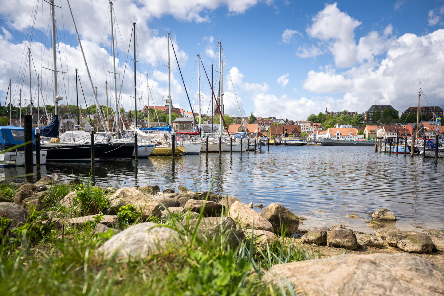 Leinwanddruck #20 "Flensburger Hafen"