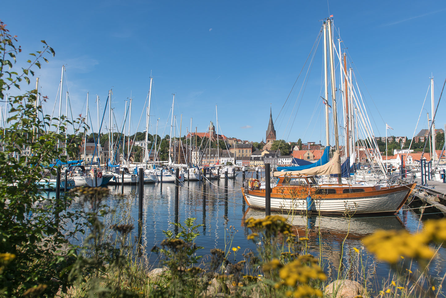 Leinwanddruck #21 "Flensburger Hafen"