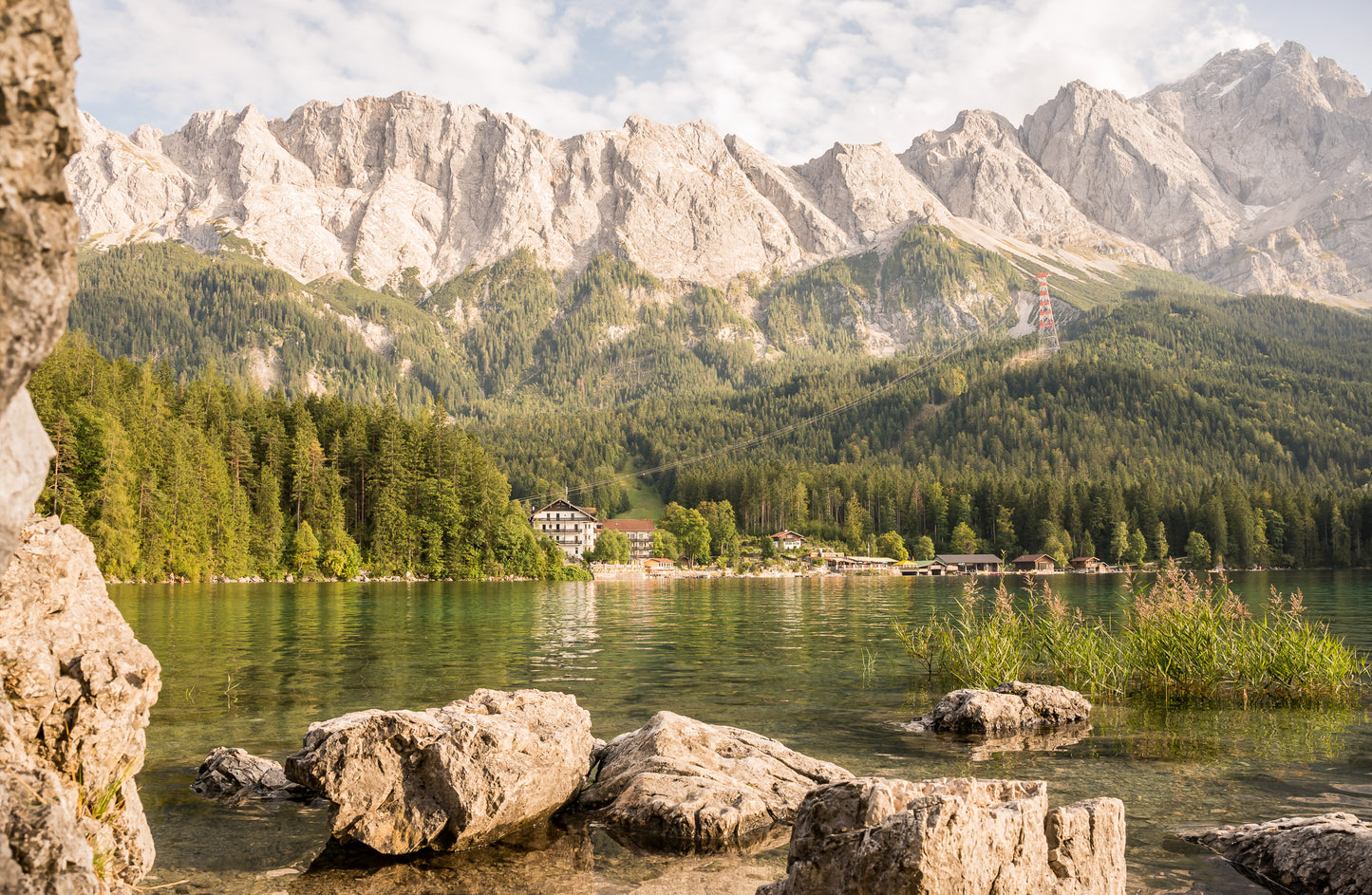 Leinwanddruck #22 "Eibsee an der Zugspitze"