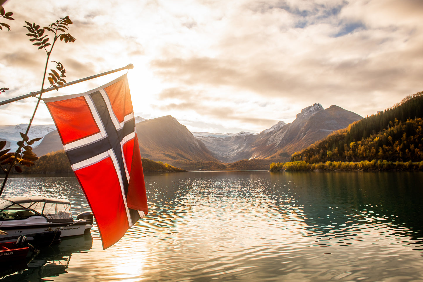 Leinwanddruck #41 "Fjord Landschaft Norwegen"