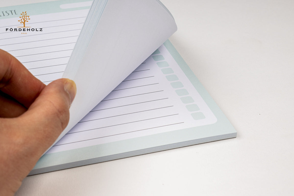 Notizblock DIN A5 50 Blatt - To do list - Notizliste - Notizen - Schreibblock