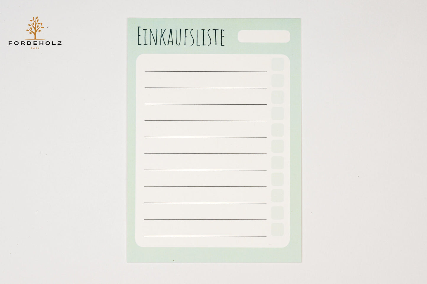 10x DIN A6 Karte "Einkaufsliste"