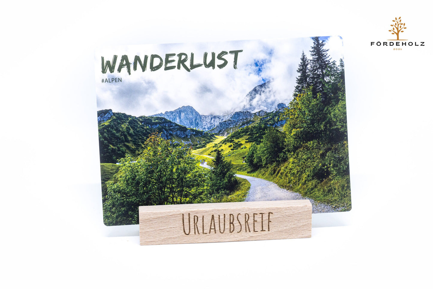 Postkarte - Ansichtskarte - Alpen - Wanderlust - Garmisch Partenkirchen - Berge - Wandern