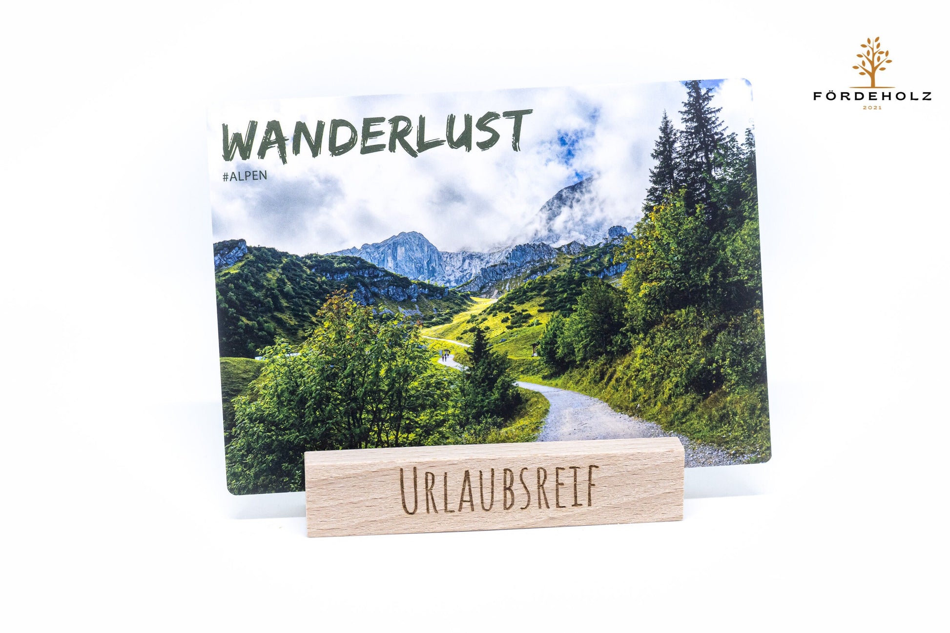 Postkarte - Ansichtskarte - Alpen - Wanderlust - Garmisch Partenkirchen - Berge - Wandern