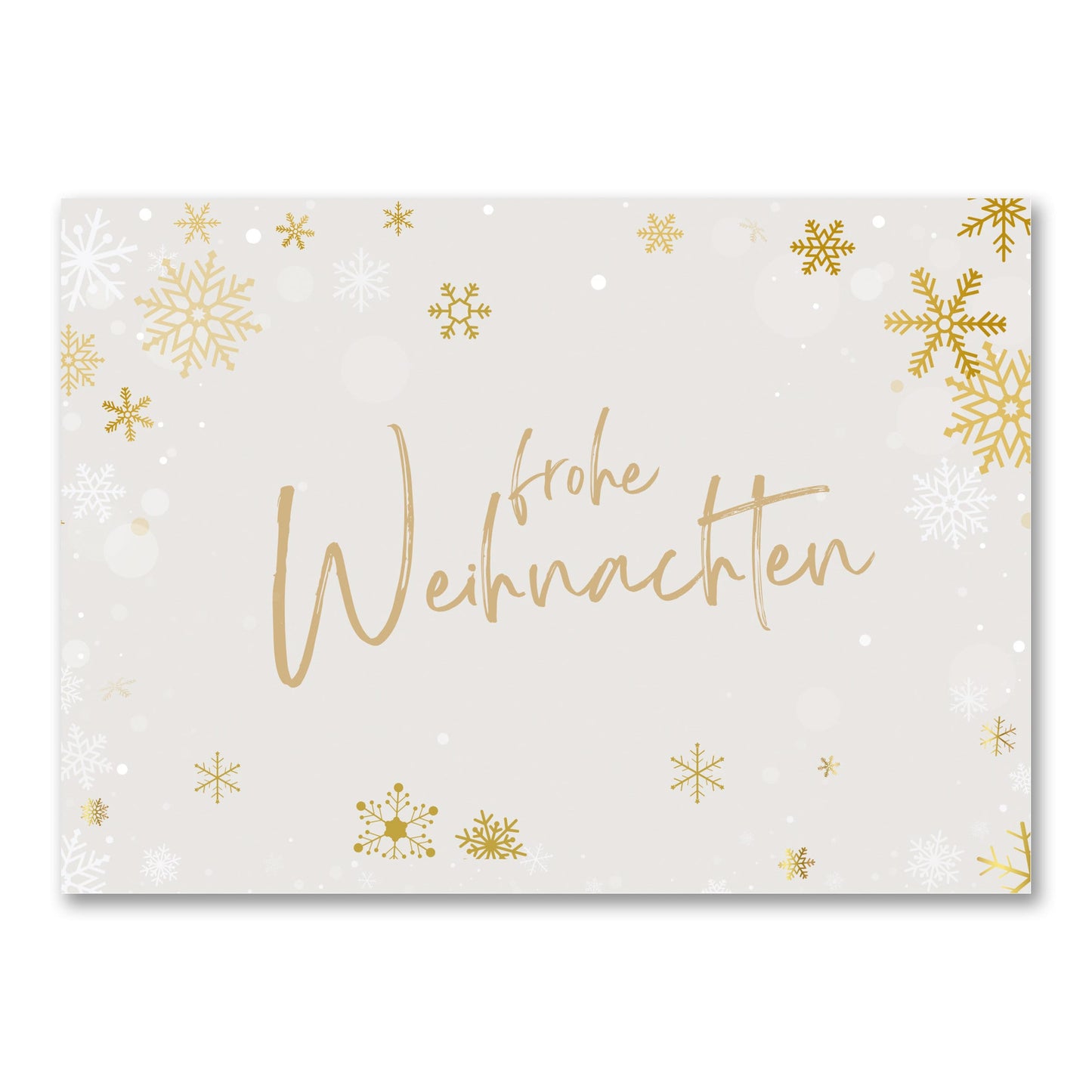 4er Set - Weihnachtskarten - Postkarte Weihnachten - DIN A6 - Frohe Weihnachten