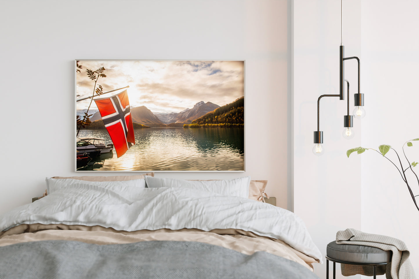 Leinwanddruck #41 "Fjord Landschaft Norwegen"