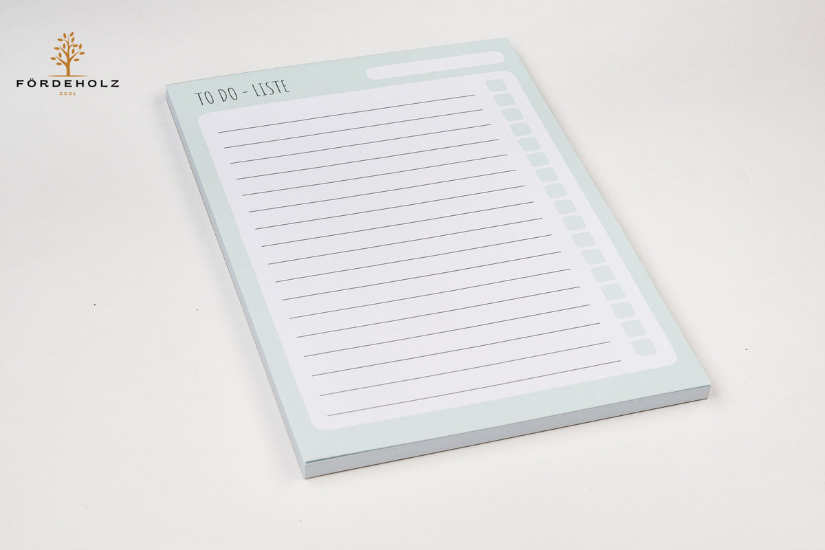 Notizblock DIN A5 50 Blatt - To do list - Notizliste - Notizen - Schreibblock