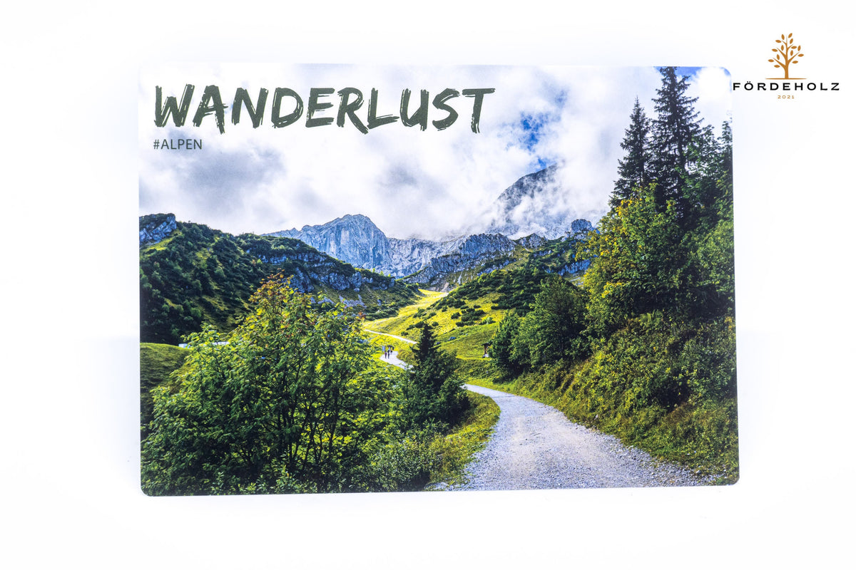 Postkarte - Ansichtskarte - Alpen - Wanderlust - Garmisch Partenkirchen - Berge - Wandern