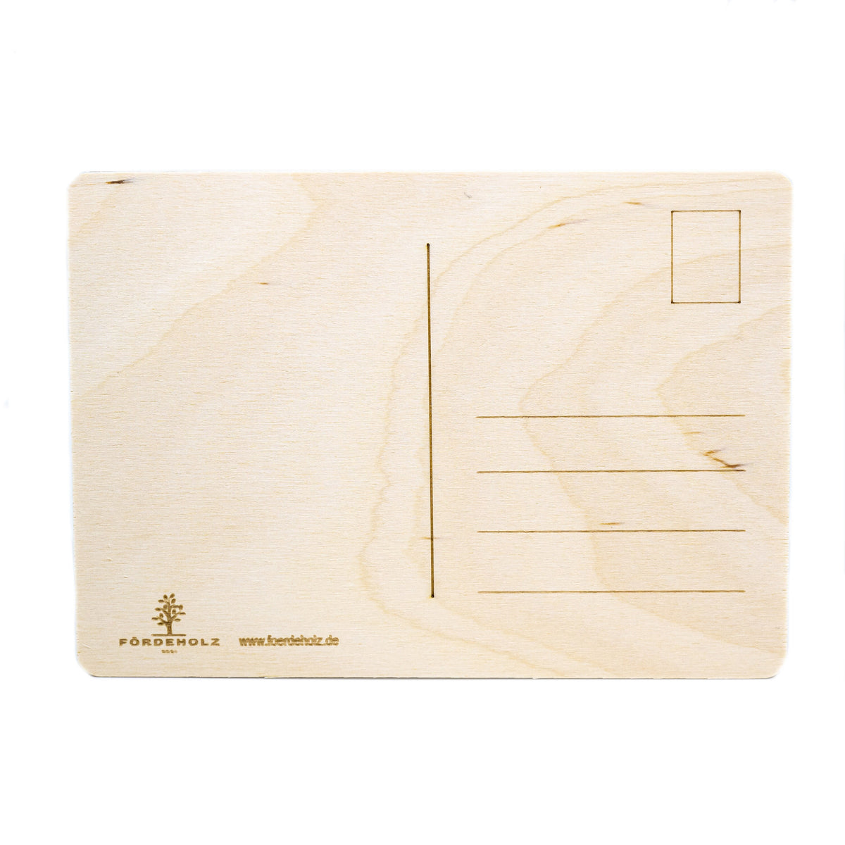 Holzpostkarte Danke Herz - Postkarte aus Holz - Danke - Muttertag - Holzkarte Valentinstag - Liebe
