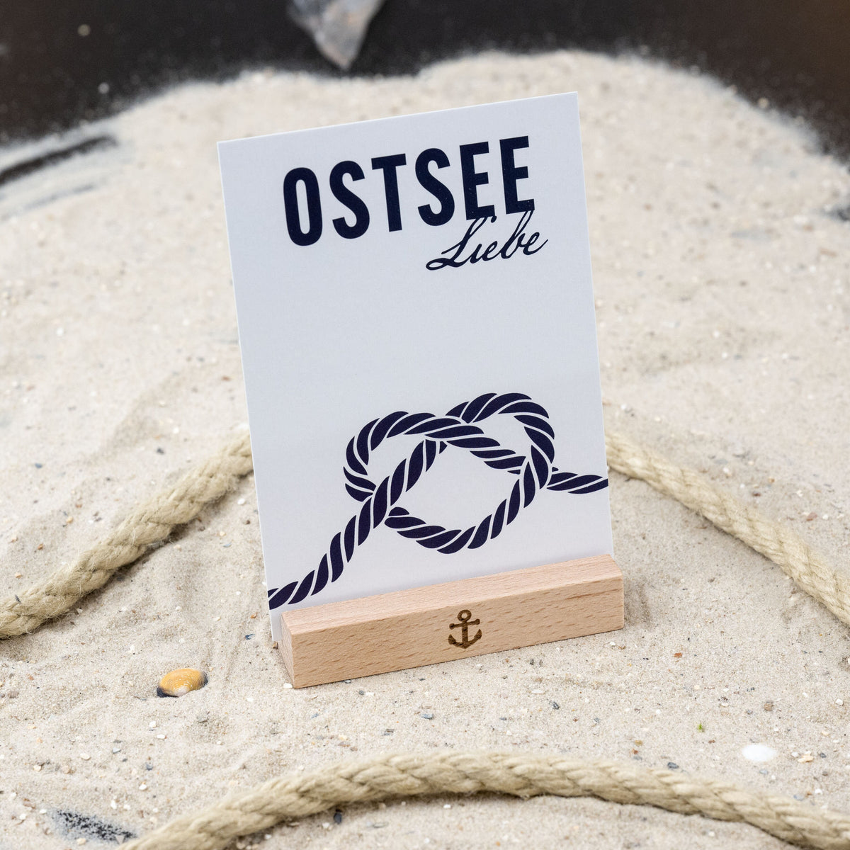Postkarte • Ansichtskarte • norddeutsche Grußkarte • maritim "Ostsee Liebe" - DIN A6