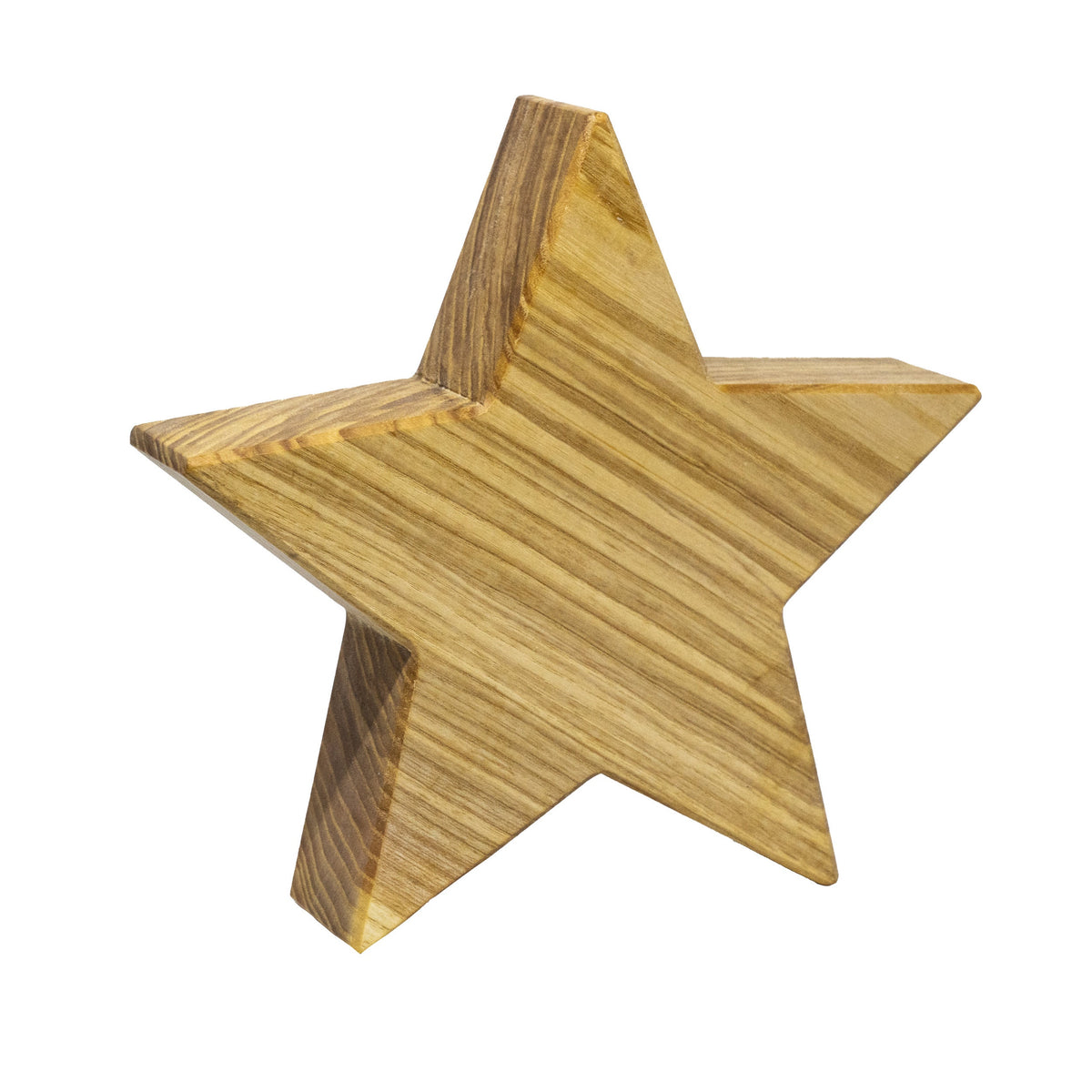Holzstern • Weihnachtsstern • Esche • geölt • Weihnachtsdekoration • Stern • Deko • personalisierbar • mittelgroß