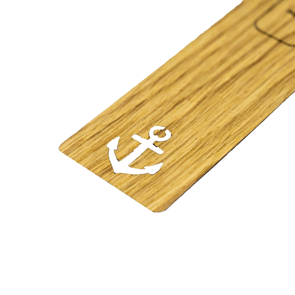Lesezeichen aus Holz • personalisierter • Eiche geölt • Holz • Alpaka, Anker, Herz