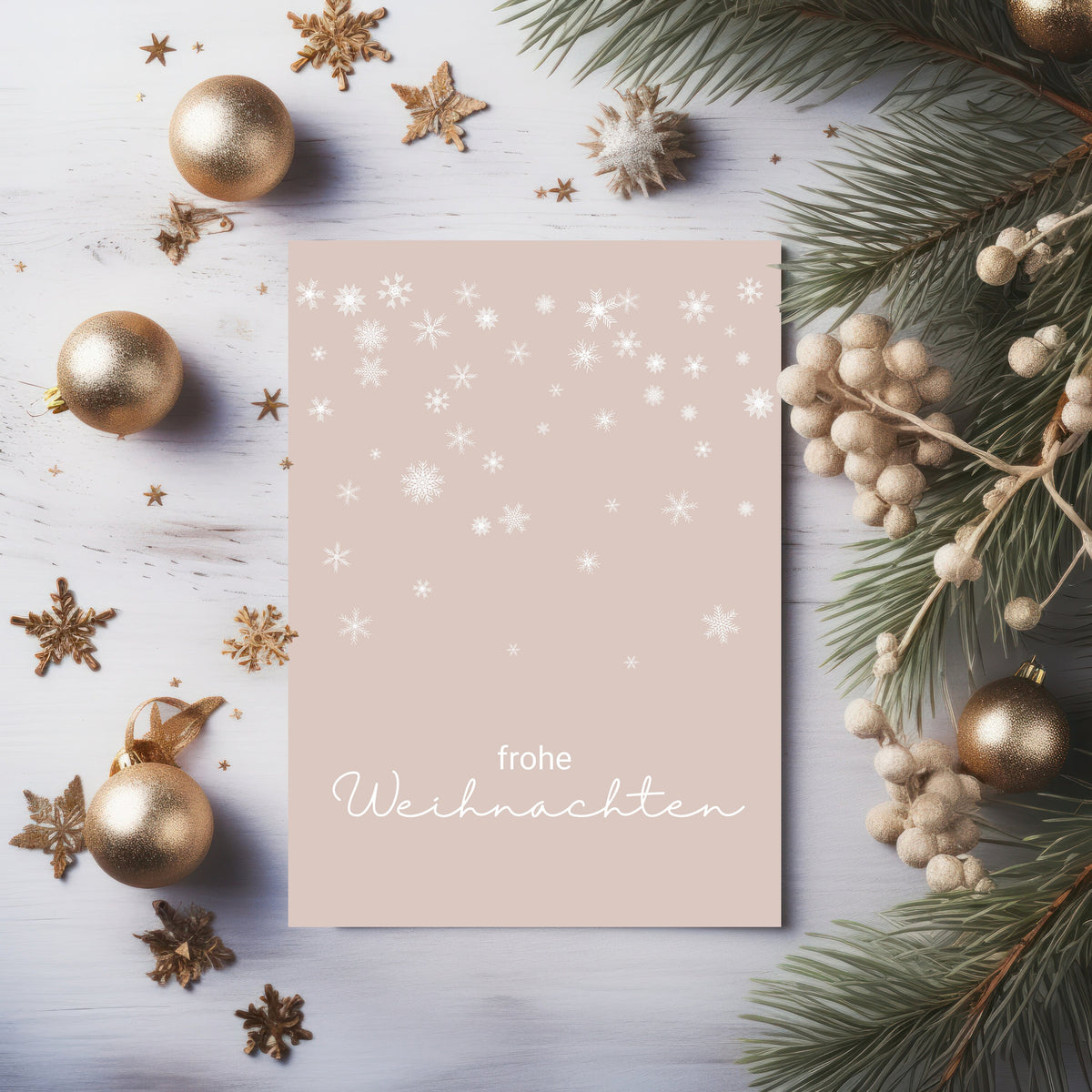 Weihnachtskarte - Postkarte Weihnachten - DIN A6