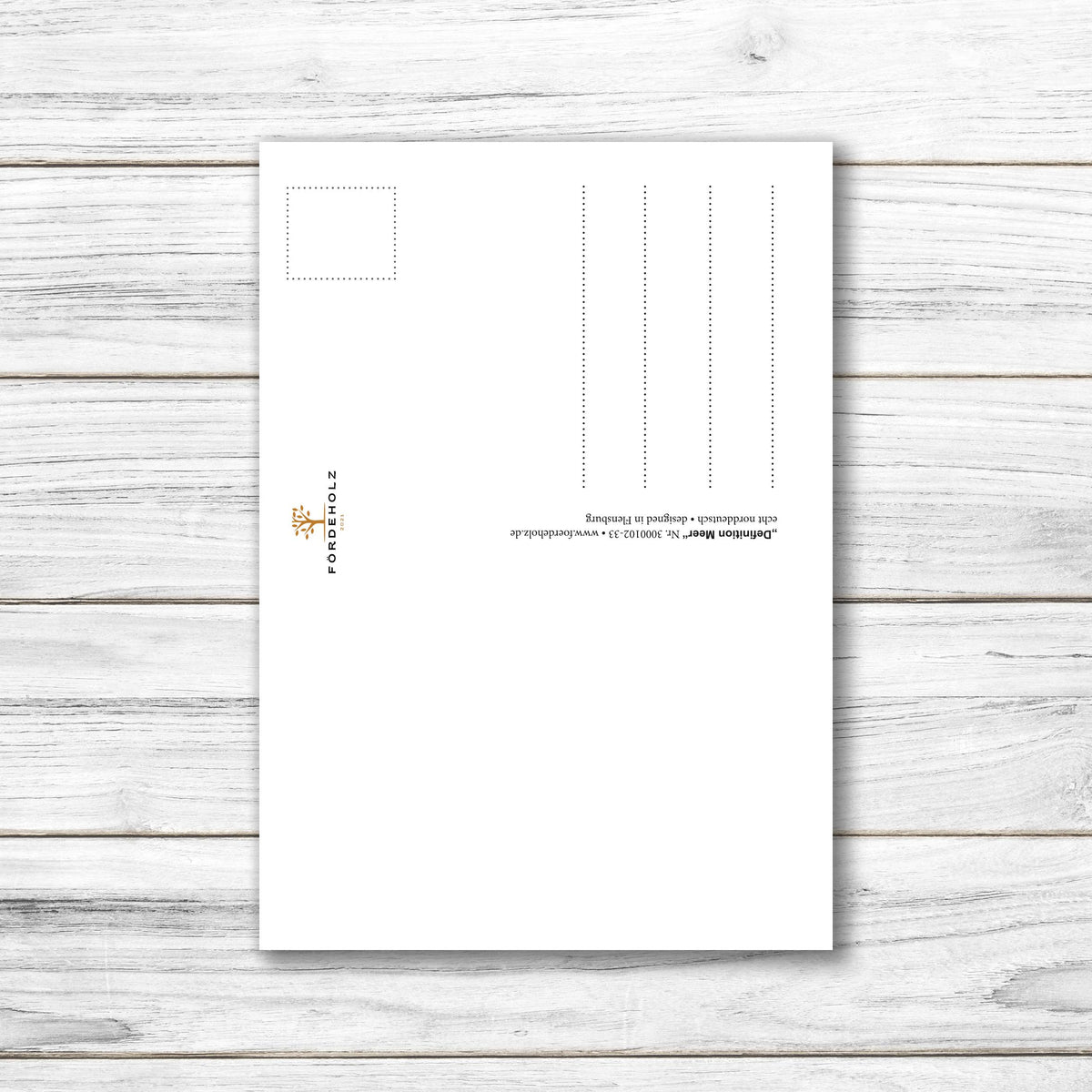 Postkarte • Ansichtskarte • norddeutsche Grußkarte • maritim "Definition Meer" - DIN A6