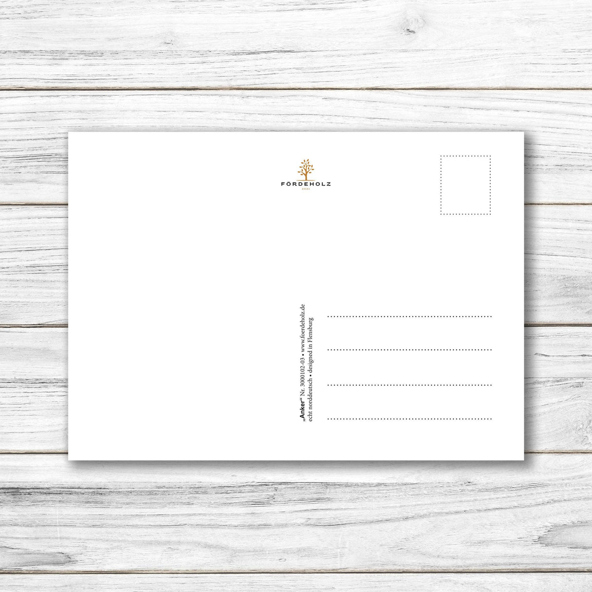 Postkarte • Ansichtskarte • norddeutsche Grußkarte • maritim "Anker" - DIN A6