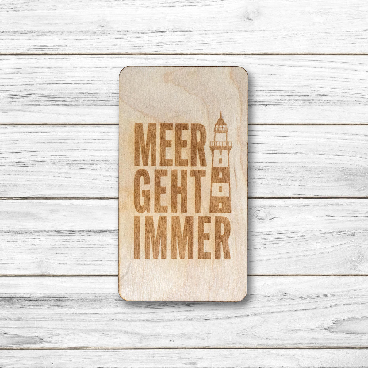 Kühlschrankmagnet aus Holz • verschiedene maritime Motive • 10x5cm