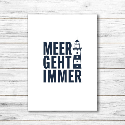Postkarte • Ansichtskarte • norddeutsche Grußkarte • maritim "Ostsee Liebe" - DIN A6