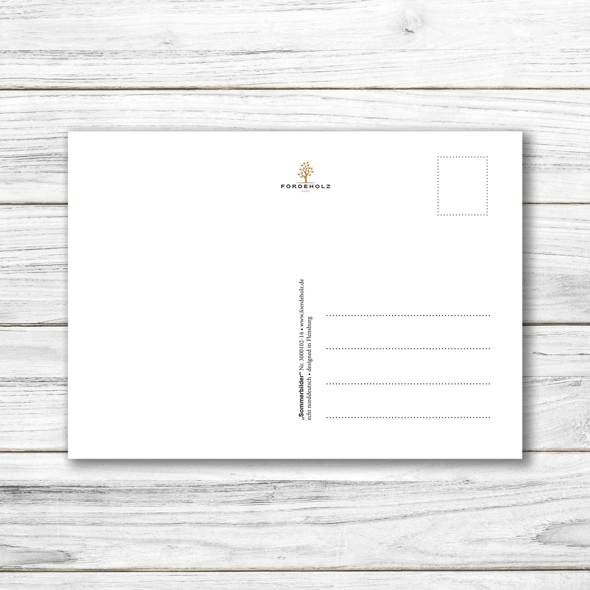 Postkarte • Ansichtskarte • norddeutsche Grußkarte • maritim "Sommermotive" - DIN A6