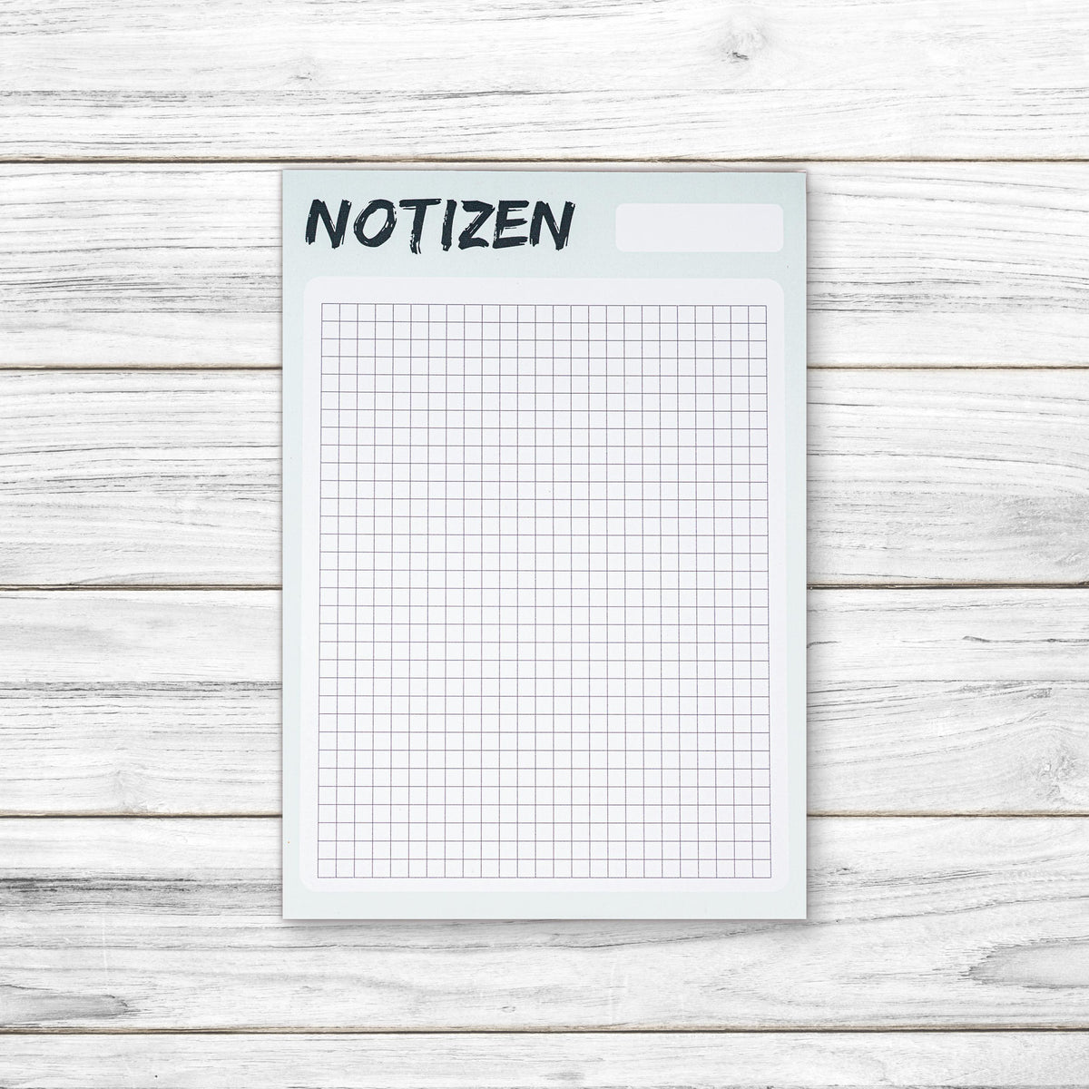 Notizblock DIN A5 50 Blatt kariert oder liniert - schlichtes Design - minimalistisch - Notizen