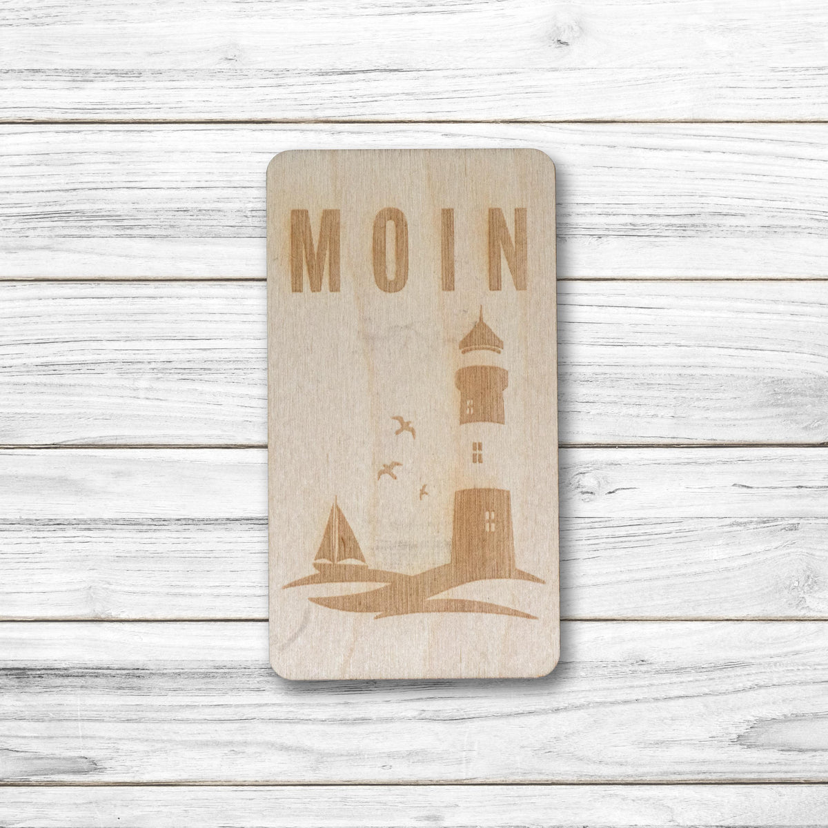 Kühlschrankmagnet aus Holz • verschiedene maritime Motive • 10x5cm
