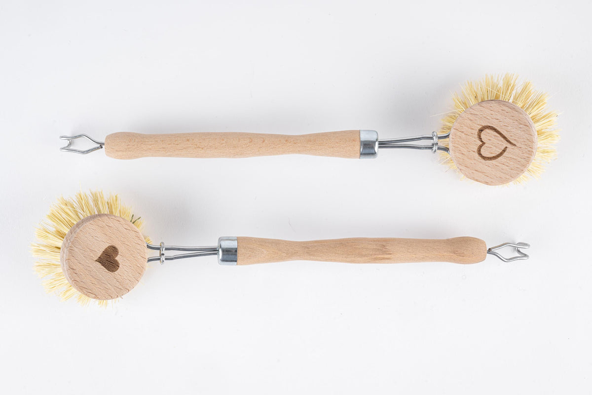 Spülbürste aus Holz mit individueller Wunschgravur