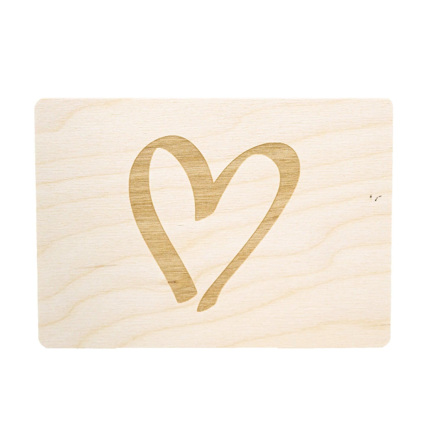 Holzpostkarte • Herz • Postkarte aus Holz • Liebe • Romantik • - Muttertag • Holzkarte Valentinstag