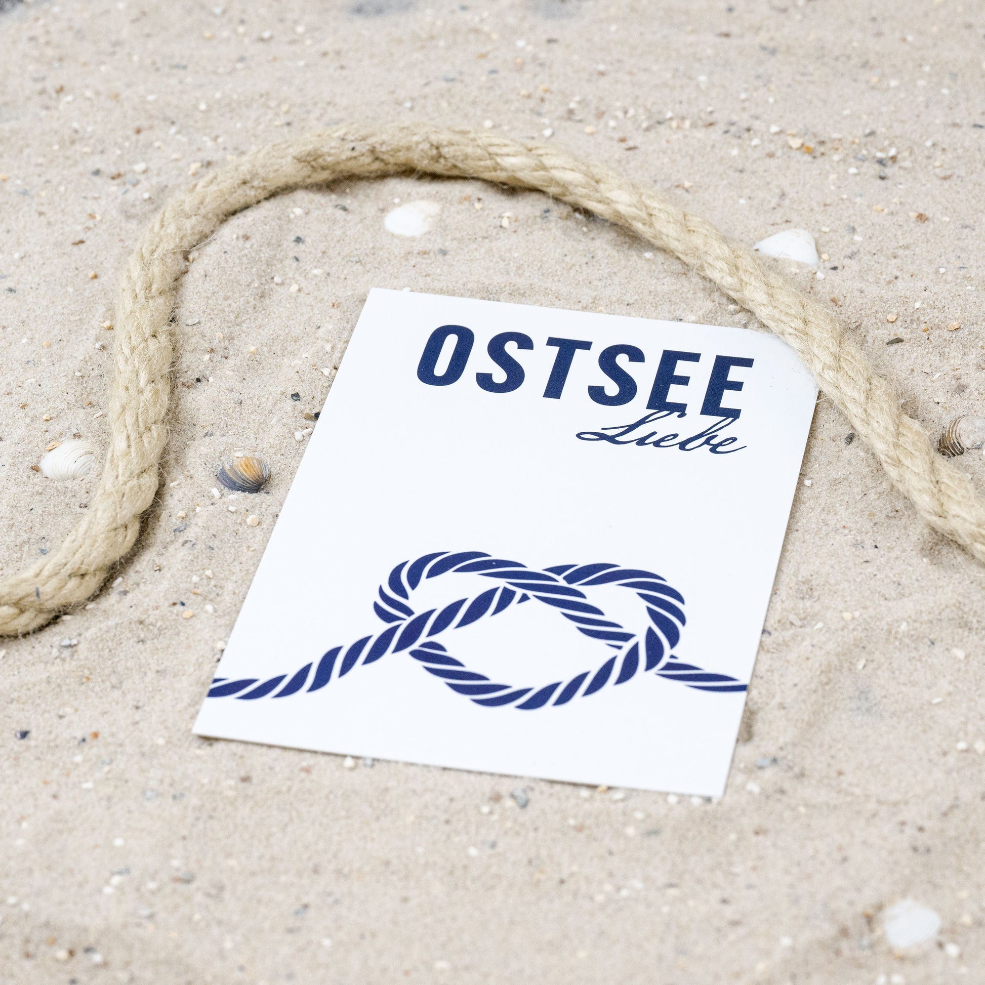 Postkarte • Ansichtskarte • norddeutsche Grußkarte • maritim "Ostsee Liebe" - DIN A6