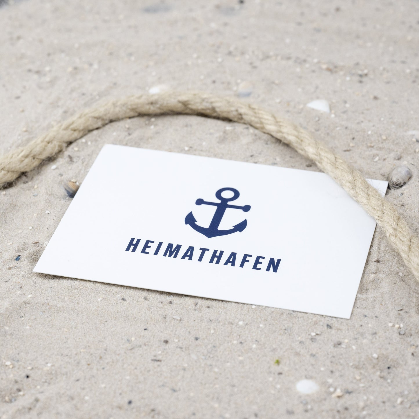 Postkarte • Ansichtskarte • norddeutsche Grußkarte • maritim "Heimathafen" - DIN A6