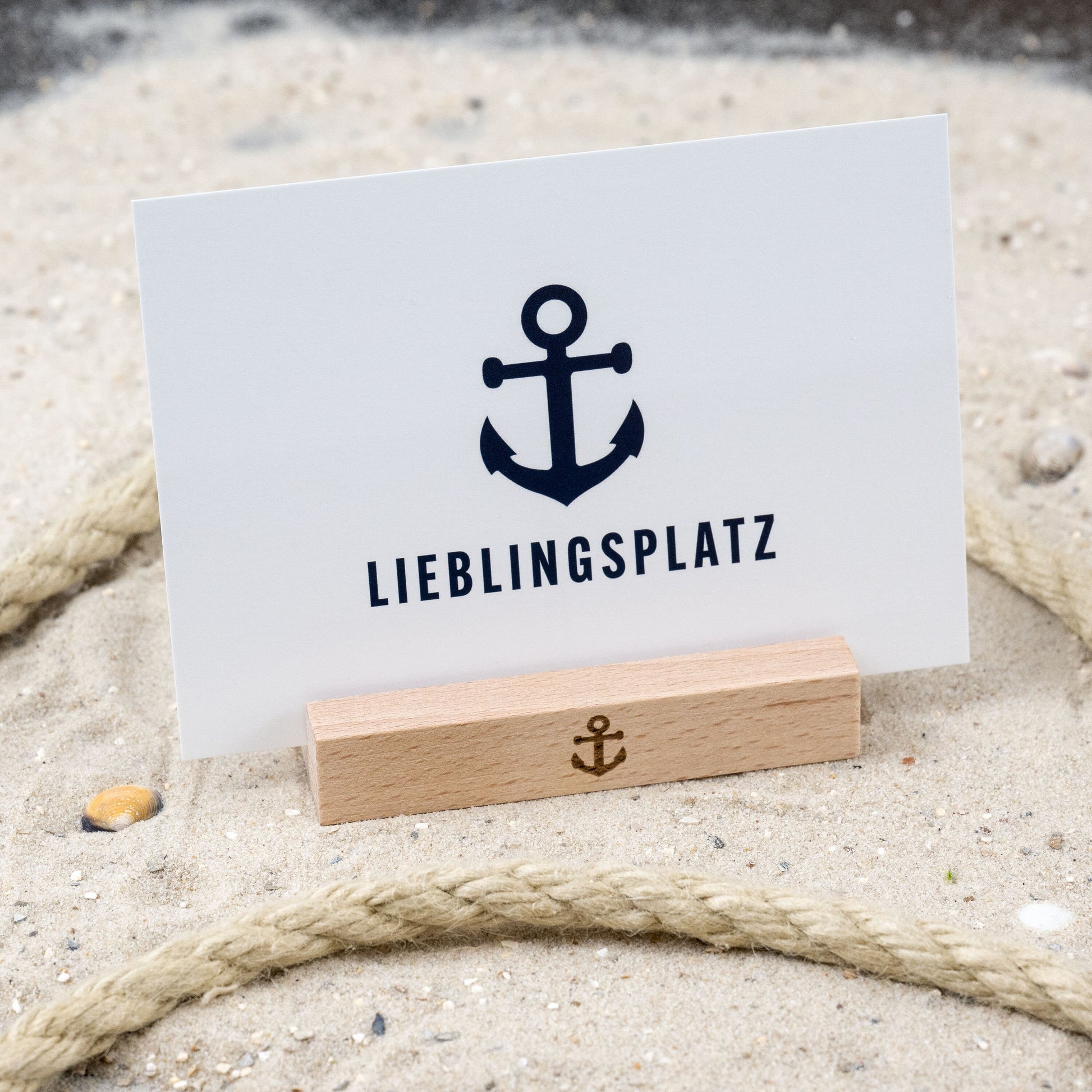 Postkarte • Ansichtskarte • norddeutsche Grußkarte • maritim "Lieblingsplatz" - DIN A6